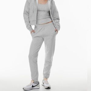 TNA / Aritzia Gray Cozy Fleece Perfect Sweatpants